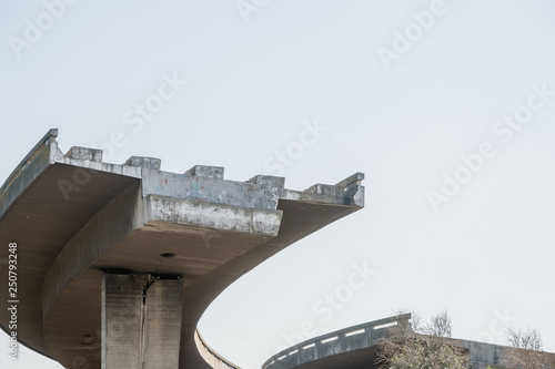 Canvastavla Viaduct of a motorway that has yet to be completed