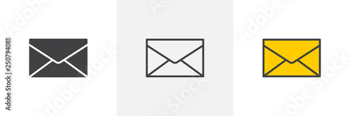 Fototapeta Envelope mail icon