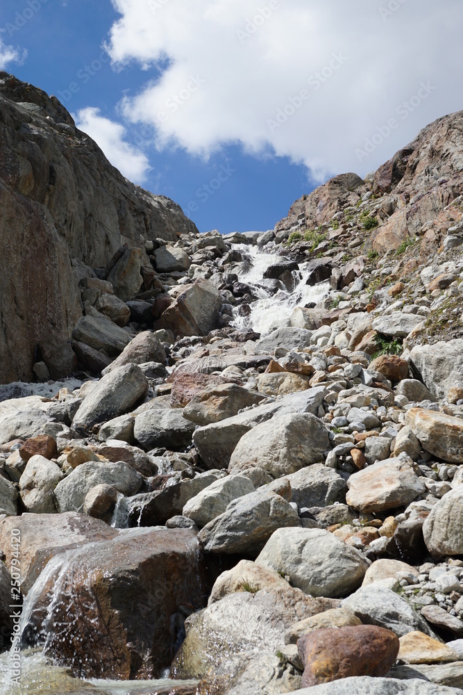 Bergwelt (Alpen) in Sölden, Tirol, Österreich