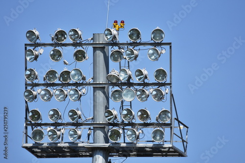 Stadium lights photo