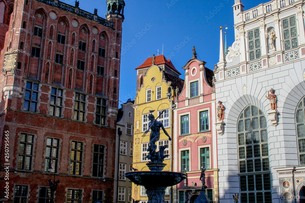 Fototapeta premium Old town in Gdansk, Poland