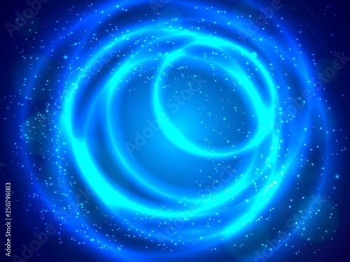 Circular background with sparkles. Vector illustration