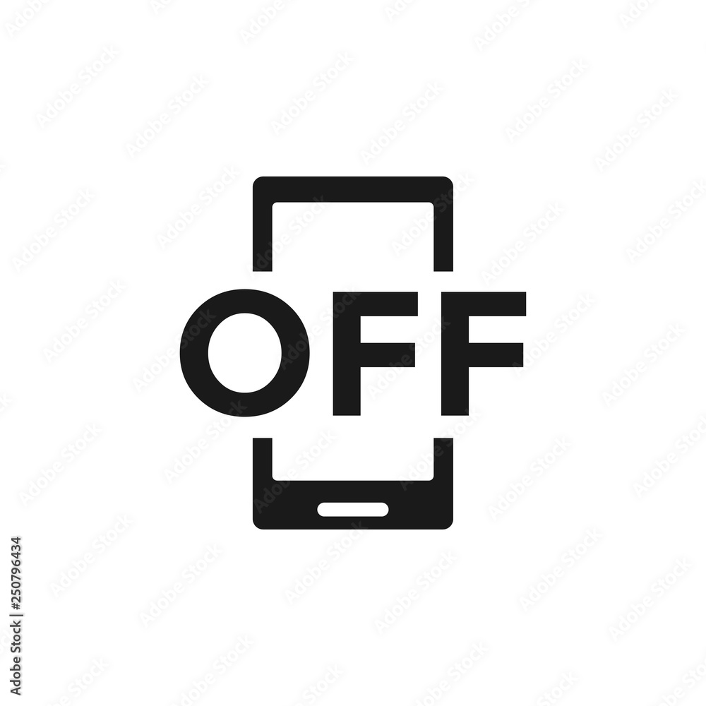 Forbidden phone icon design template vector Forbidden phone icon design template vector