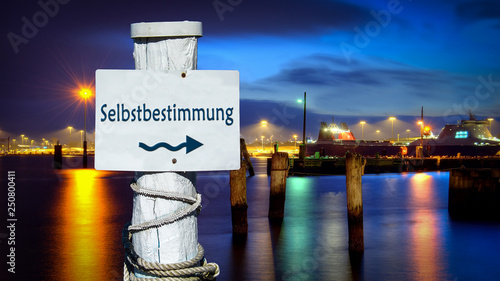 Schild 386 - Selbstbestimmung photo