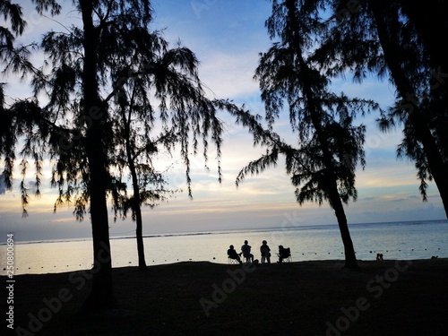 Familie am Strand