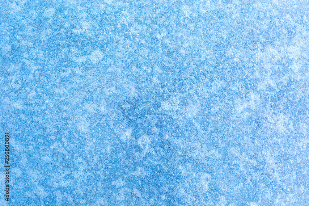 Top view of natural ice texture Top view of natural ice texture