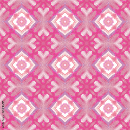 Seamless pattern background with multi-colored wavy lines.