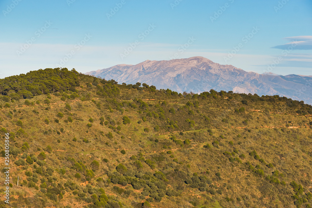Axarquia, mounts of Malaga, Andalusia. Spain