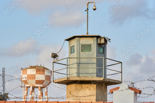 Military guardhouse. Murcia. Spain