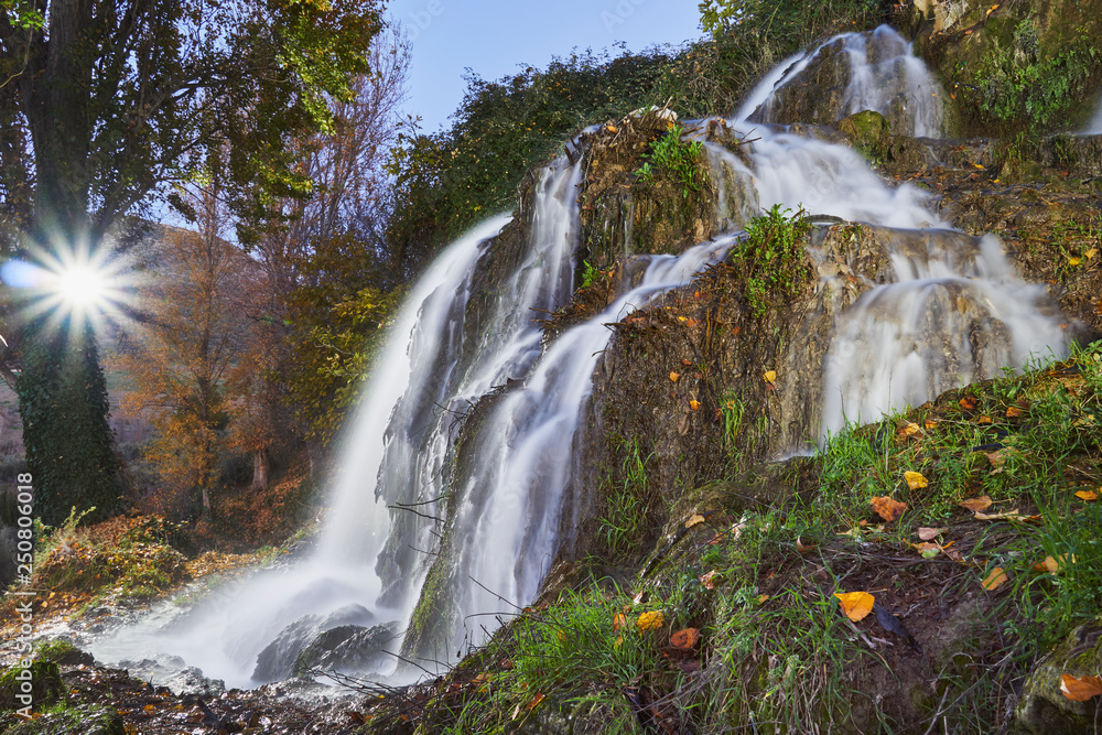 Waterfall in Cuevas de Becerro, Malaga. Spain Waterfall in Cuevas de Becerro, Malaga. Spain