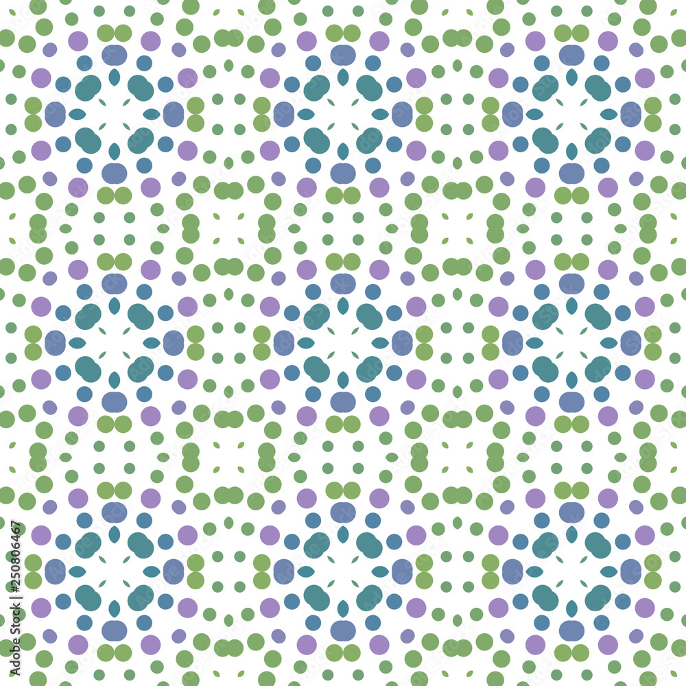 Seamless abstract pattern background with a variety of colored circles. Seamless abstract pattern background with a variety of colored circles.