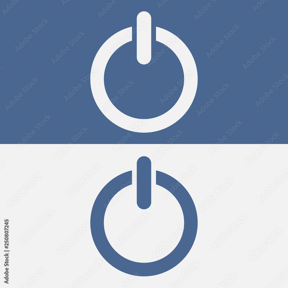 Power icon. Sign off / on power, refresh, reload. Vector - Vector Power icon. Sign off / on power, refresh, reload. Vector - Vector