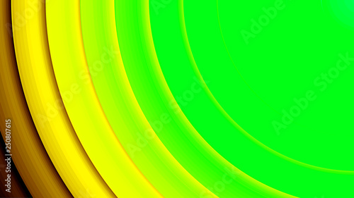 Background with circles in a paper style. With a variety of colors.