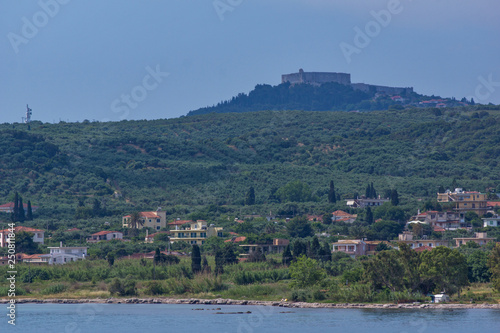 Panoramic view of town of Kyllini, Peloponnese, Western Greece 