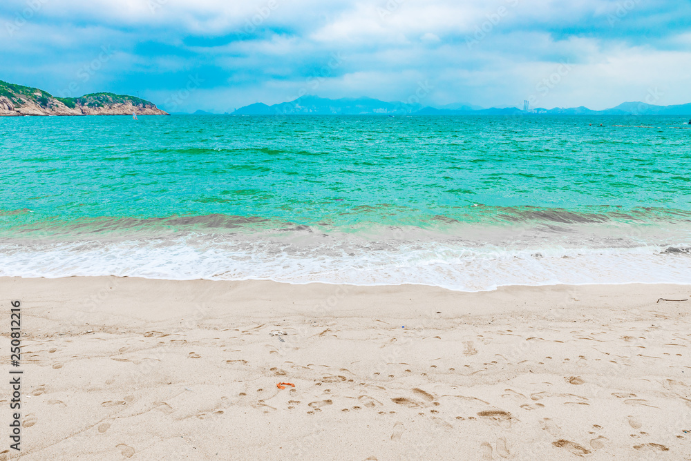 View of Tung Wan Beach in Cheung Chau Island, Hong Kong, China. View of Tung Wan Beach in Cheung Chau Island, Hong Kong, China.