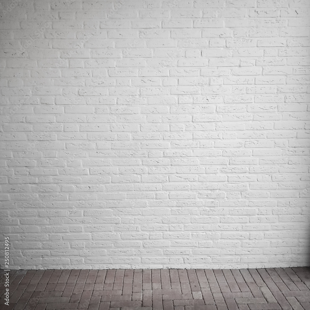 Old white brick wall texture background,brick wall texture for for interior or exterior design backdrop.