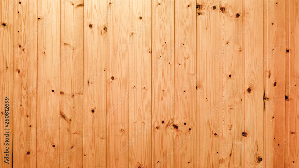 Fototapeta premium Brown wood texture wall for background, wooden planks.