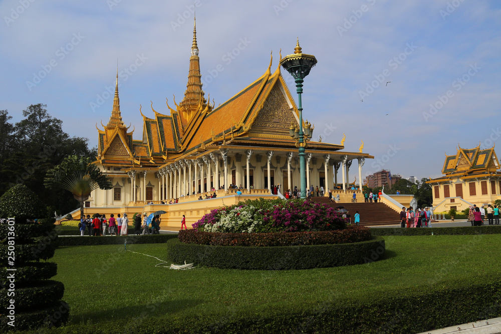 Le Palais Royal à Phnom Penh au Cambodge