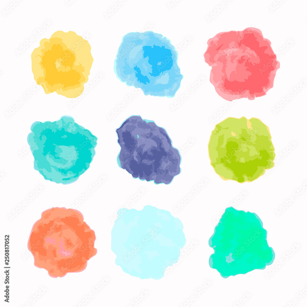 watercolor splash background vector