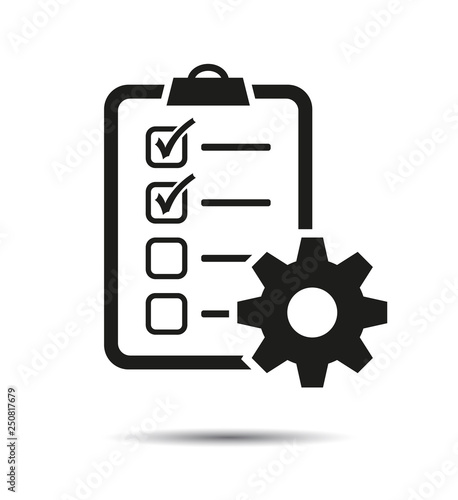 Technical support check list Icon.