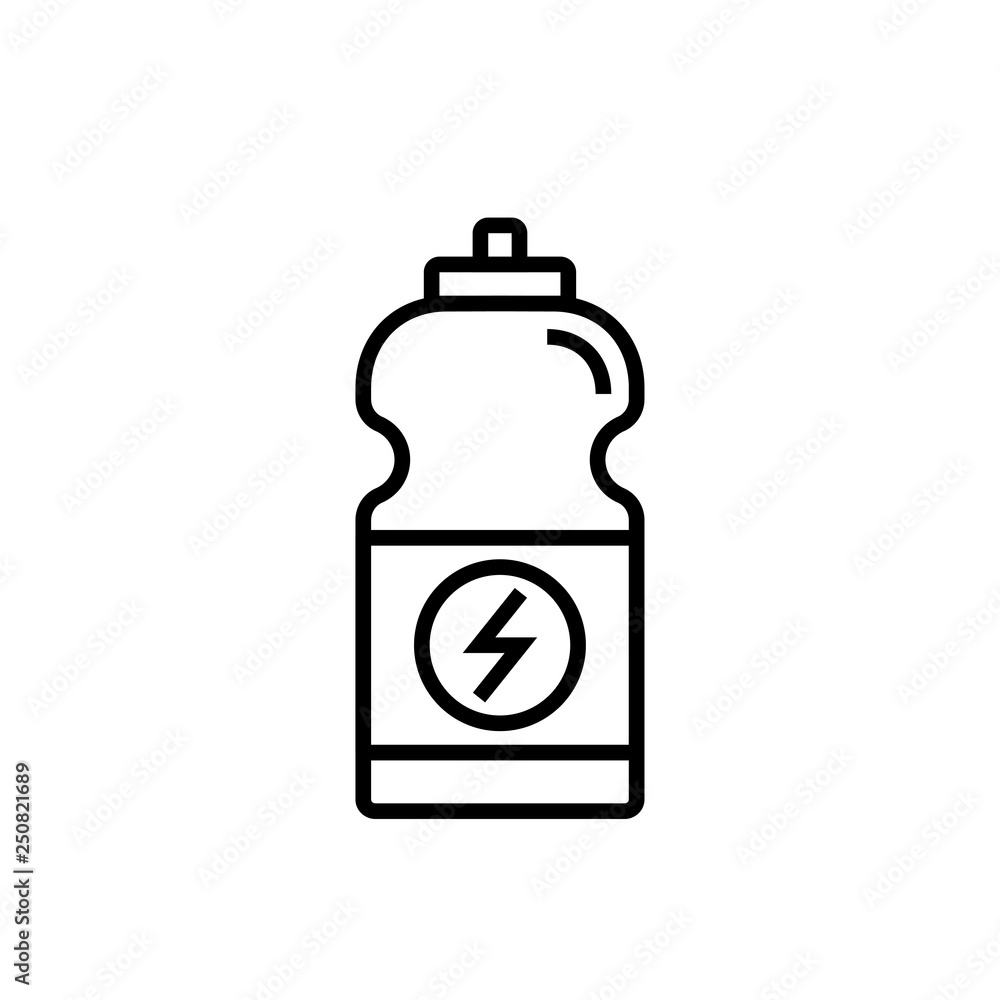 energy drink icon. sport drink bottle illustration. simple monoline vector graphic. energy drink icon. sport drink bottle illustration. simple monoline vector graphic.