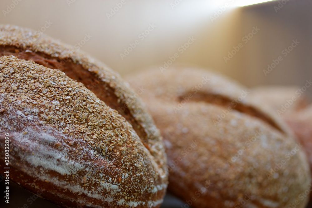 traditional whole grain sourdough bread