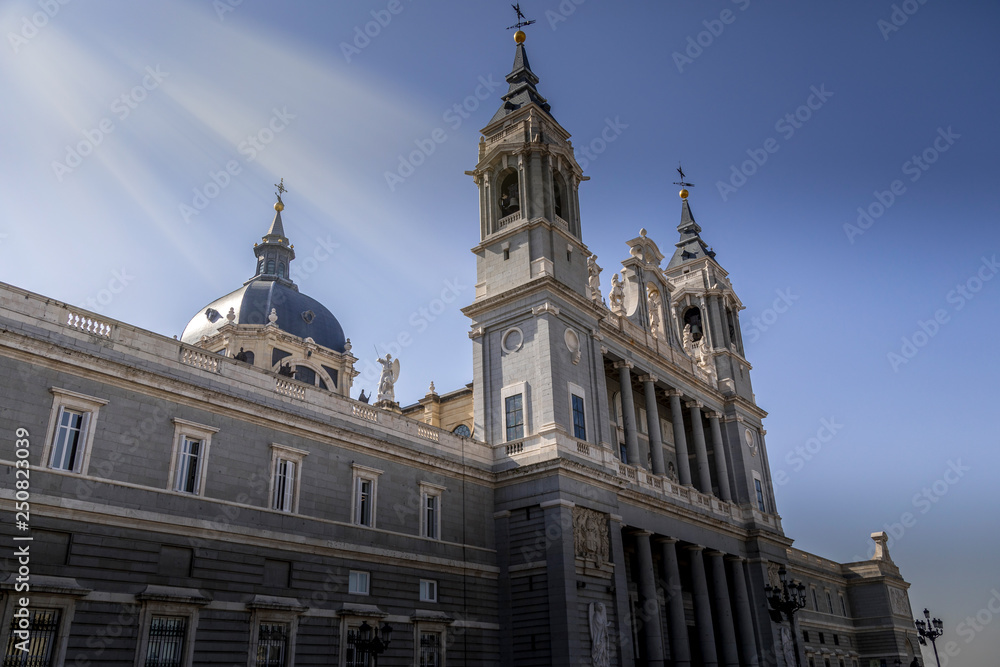 City of Madrid in Sapin at a sunny day in spring