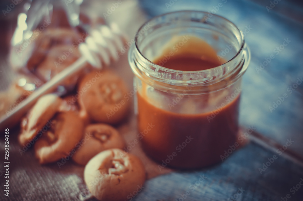 Honey hazelnut spread for breakfast Honey hazelnut spread for breakfast