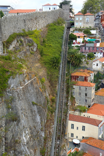 Funicular dos Guindais in Porto, Portugal photo