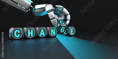 Robot Hand Change Chance photo