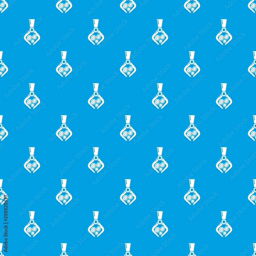 Crane with log pattern vector seamless blue repeat for any use Crane with log pattern vector seamless blue repeat for any use