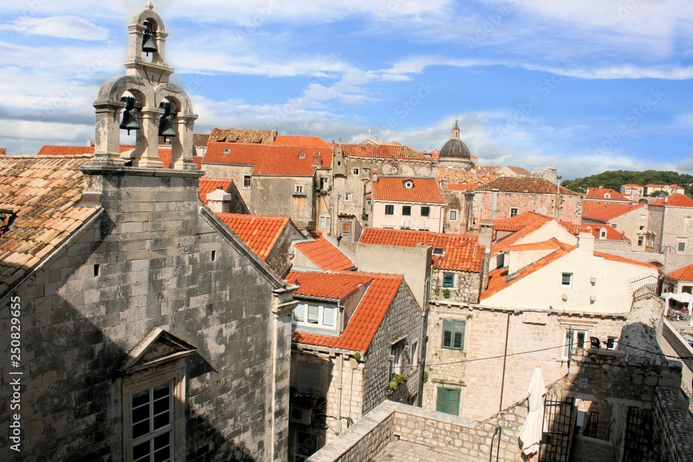 rooftops, Dubrovnik, Croatia