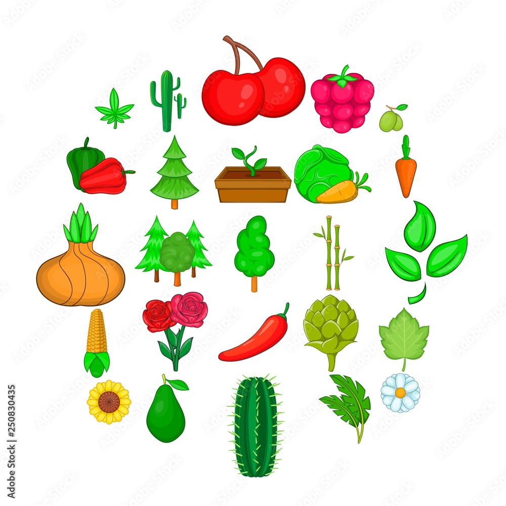 Green world icons set. Cartoon set of 25 green world vector icons for web isolated on white background Green world icons set. Cartoon set of 25 green world vector icons for web isolated on white background