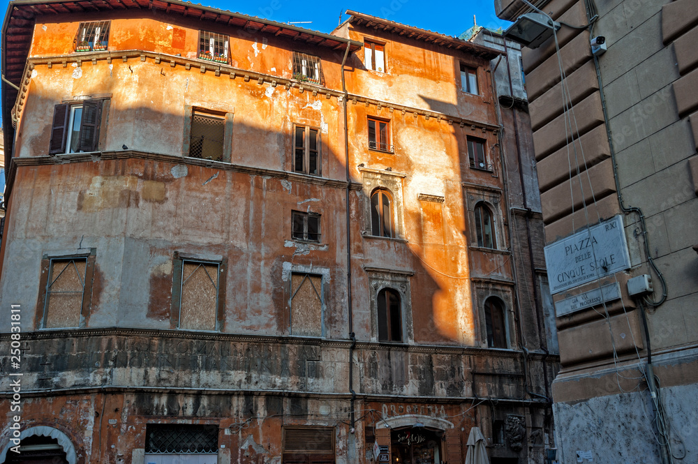 the Jewish ghetto in Rome.
