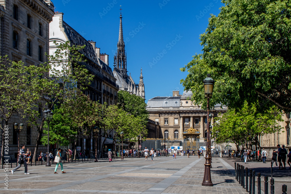 Naklejka premium Paris, France