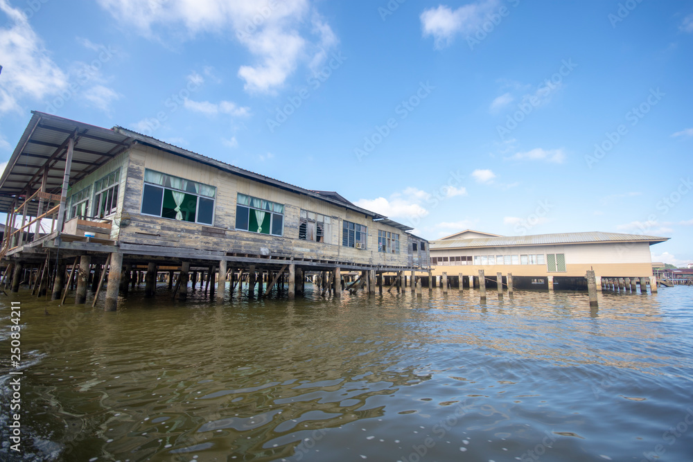 The river village of Kampong Ayer in Bandar Seri Begawan, Brunei. The river village of Kampong Ayer in Bandar Seri Begawan, Brunei.