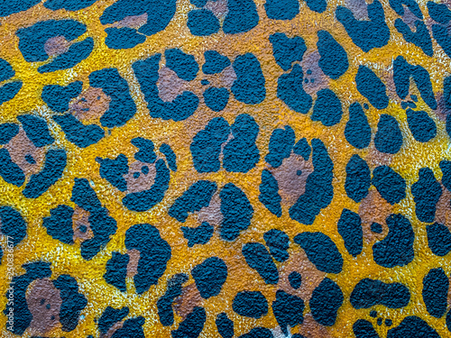Peinture réaliste de peau de panthére