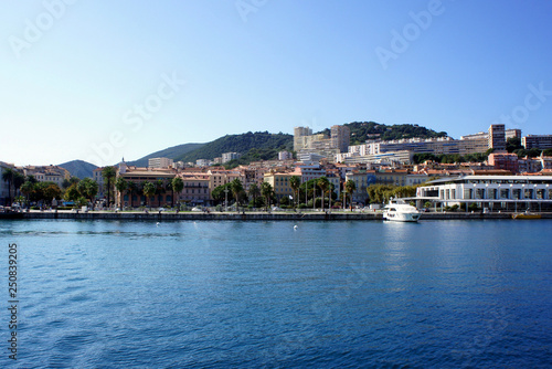 Corsica.France.Seafront of Ajaccio. 