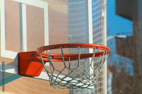 Wallpaper Mural basketball hoop and net Torontodigital.ca