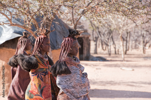 Himba village in Namibia photo