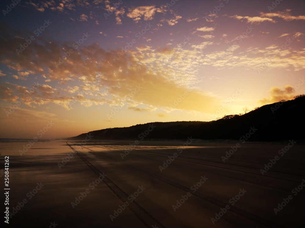 Sonnenuntergang Fraser Island
