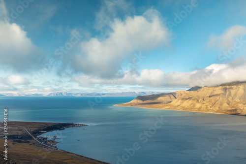 Longyearbyen - the most Northern settlement in the world. Svalbard, Norway