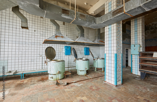 Pyramiden. Abandoned Soviet/Russian settlement in Svalbard, Norway.