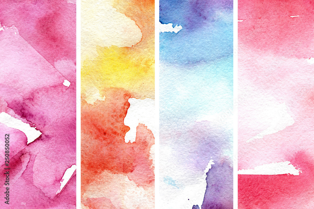 Watercolor Glam Background In Abstract Style. Natural Beauty. Abstract Glamour Background. Abstract Art Pattern. Pink Texture Set. Watercolor Effect. Ink Marble Texture. Stock Illustration | Adobe Stock