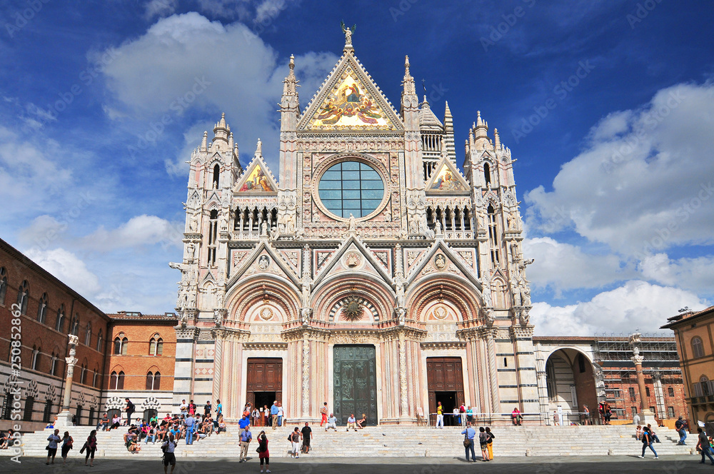 The Cathedral of Saint Mary of the Assumption, Siena, Tuscany, Italy.