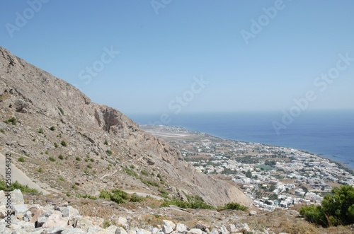 Mountain view of the Mediterranean sea 