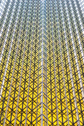 Canvas Print Looking up at the Royal Bank of Canada (RBC) building South Plaza tower on Front