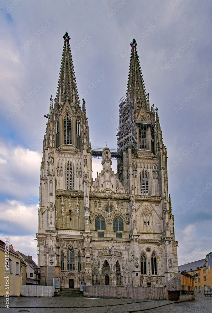 Regensburger Dom St. Petrus in Regensburg, Oberpfalz, Bayern, Deutschland