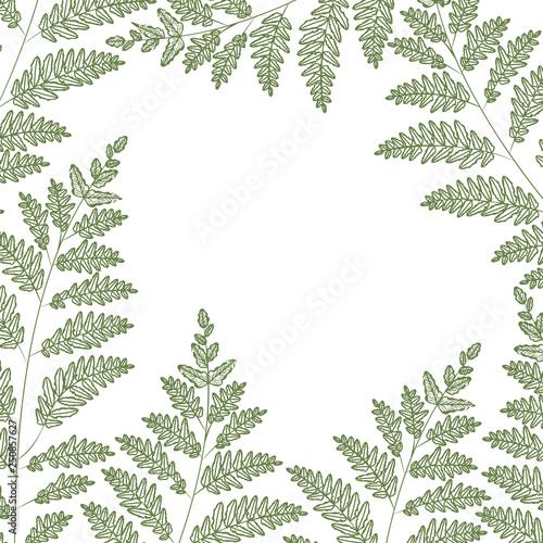 pattern flowers and leafs isolated icon © grgroup
