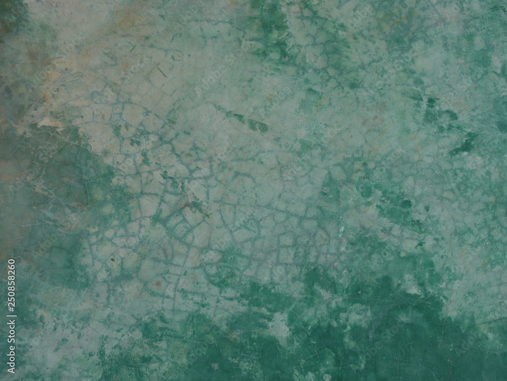 Abstract green cement wall background,concrete floor texture,green marble wall